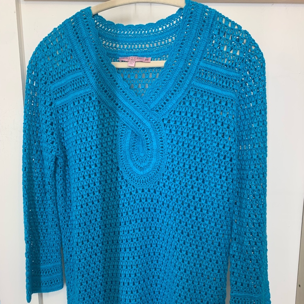 Calypso Blue/Turquoise Sweater